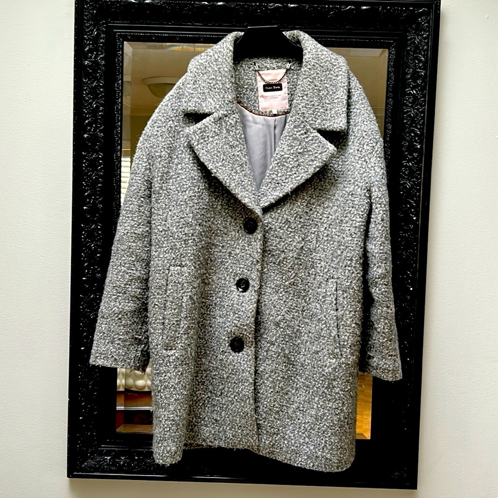 Part Two Three Button Grey / White Jacket Size 40